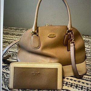 Coach bundle.  Bag and wallet